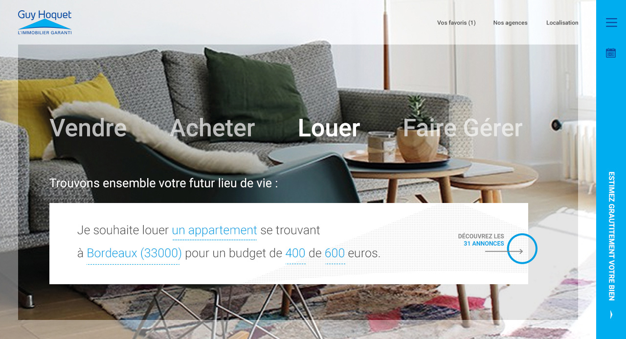 Guy Hoquet website preview