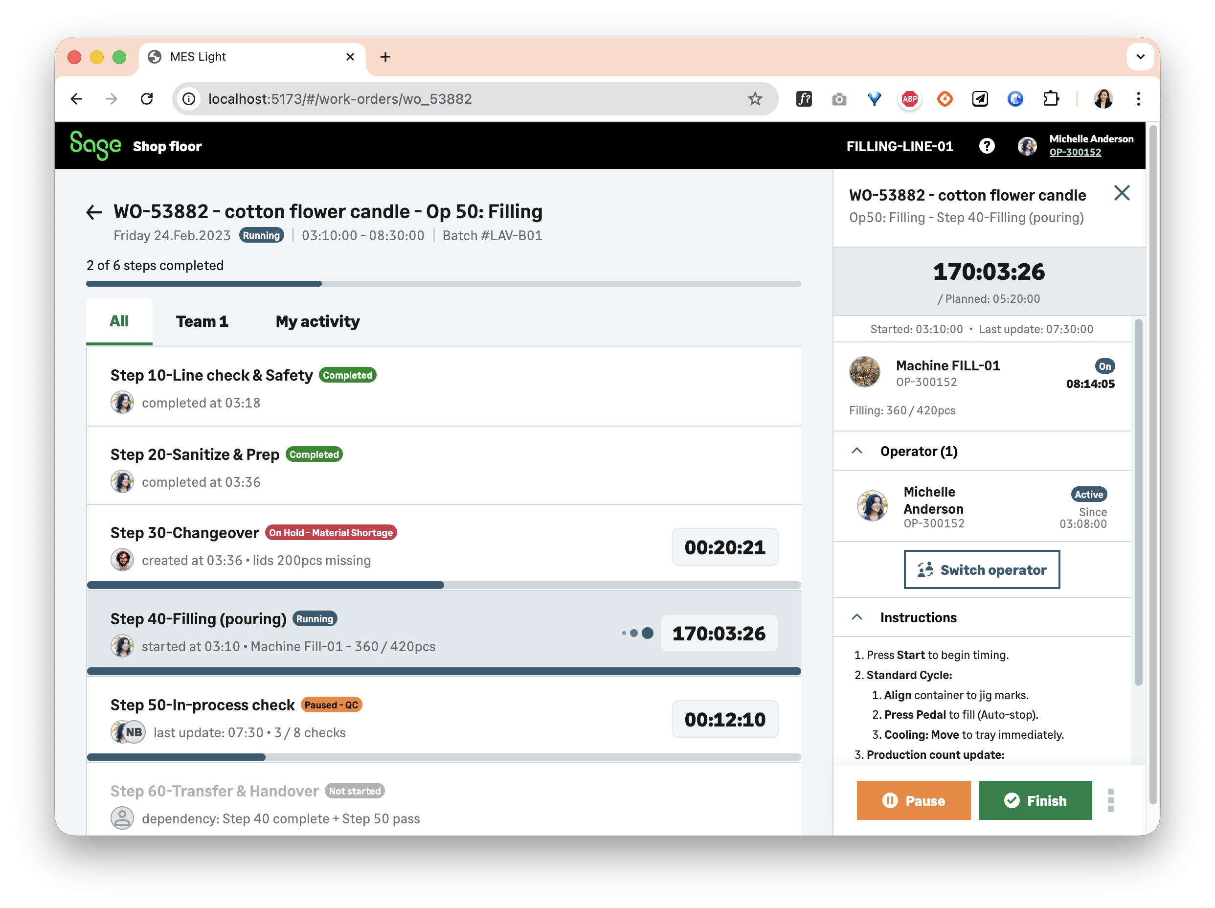 2023 Revamp - Advanced step-based execution UI